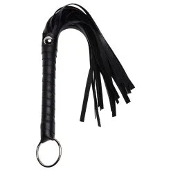 Chicote De Luxo Bondage 30Cm Preto