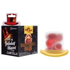 Six Ball Dragon Fire Bolinha Excitante 6 Unidades Soft Love